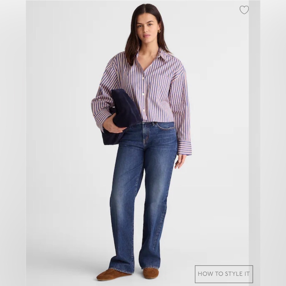 Striped Button-Up 👚 - Picture 3 of 5